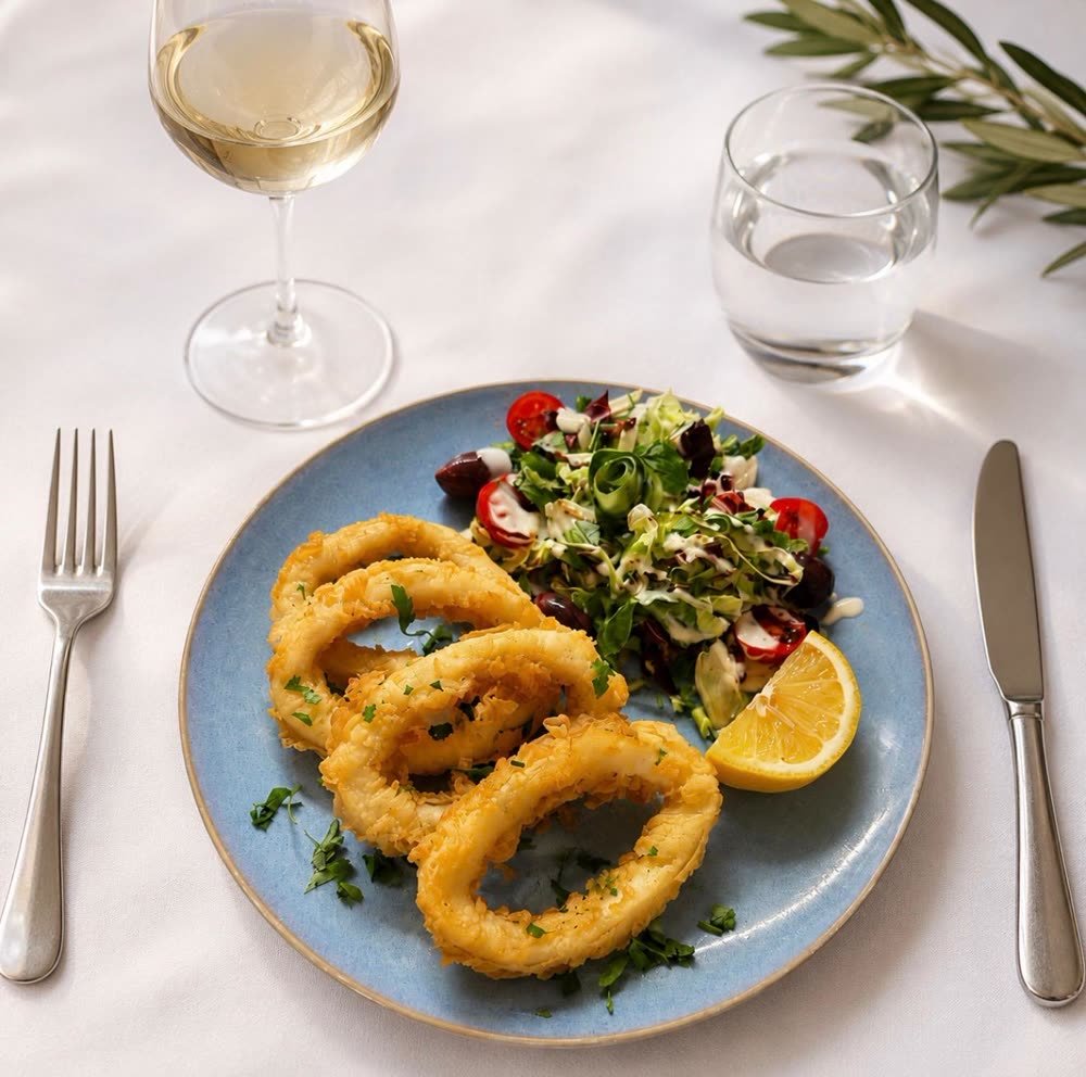 Calamars frits du restaurant MEDUSA, spécialité méditerranéenne à Zaventem